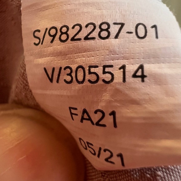 Athleta Brooklyn Textured Ankle Pant Grain Camo Mocha Latte - Picture 7 of 7